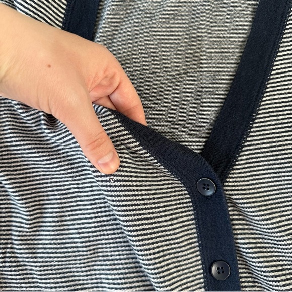 Banana Republic Cotton Modal Wool Blend Cardigan Size Petite Medium - Picture 8 of 8